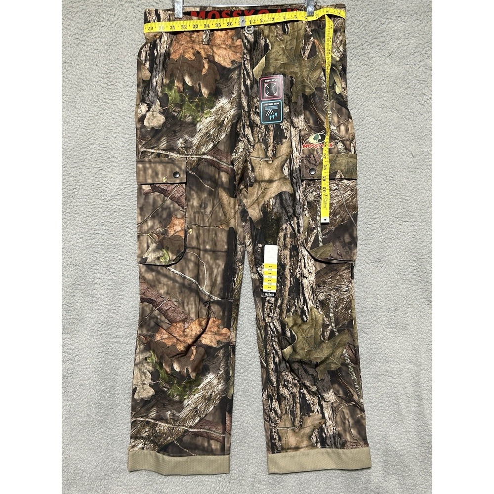 Mens Mossy Oak Break Up Country Camouflage Cargo Baggy Pants Size M 37X32.5 NWT - Picture 10 of 16